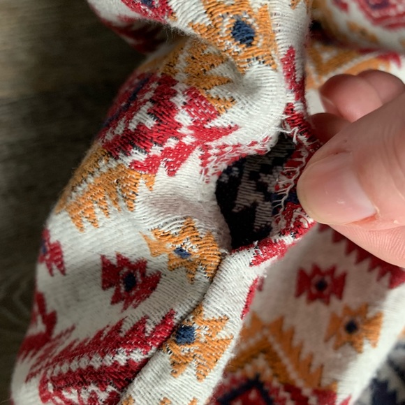 Unbranded Cream Aztec Patterned Jacket M - Picture 3 of 6